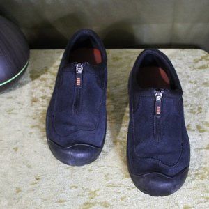 Lands End Black sneaker boot